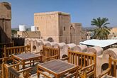 IHYAA INN - Nizwa Heritage Inn - Al Aqr Traditional Restaurant Dachterrasse