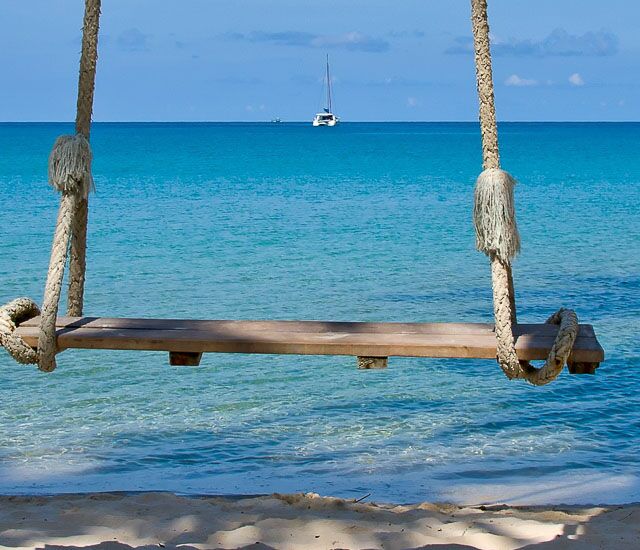 Koh Chang Titelbild Strand mit Schaukel