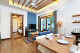 Lanta Casa Blanca - Two Bedroom Pool Villa Wohn- und Essbereich