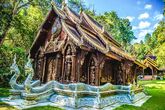 Elefantencamp Thailand - Tempel in der Nähe des Camps