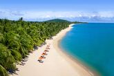 Santiburi Beach Resort & Spa - Luftaufnahme Strand