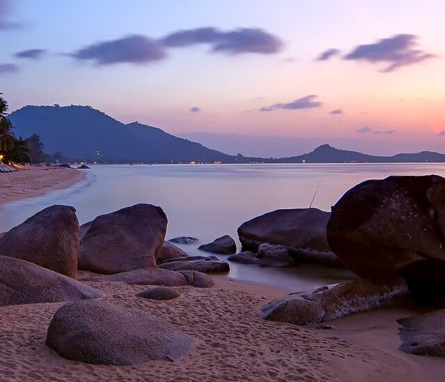 Koh Samui Chaweng Noi Strand Sonnenuntergang