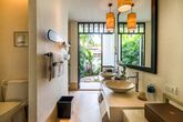 Melati Beach Resort & Spa - Private Garden Pool Badezimmer