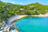 Santhiya Koh Phangan Resort & Spa - Badebucht mit Kiesstrand