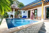 Lanta Casa Blanca - Two Bedroom Pool Villa Terrasse & Poolbereich
