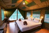Elephant Hills Luxury Tented Camp - Khao Sok National Park - The Lake Camp Zelt innen