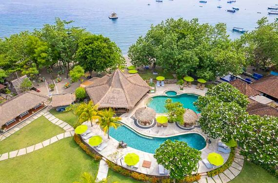 Taman Sari Bali Resort & Spa - Pool- und Strandbereich