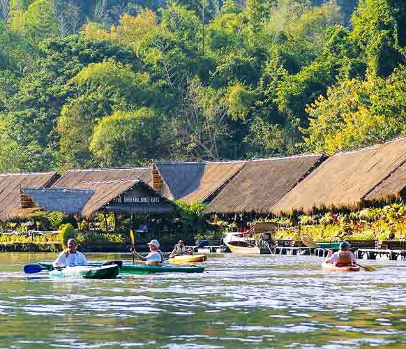 River Kwai Jungle Rafts Kanu fahren