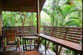 Elefantencamp Thailand - Veranda im Bungalow