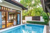 Melati Beach Resort & Spa - Family Pool Villa Aussenbereich
