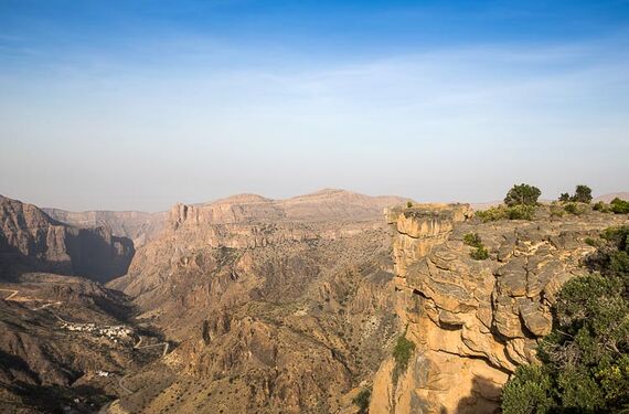 Anantara Al Jabal Al Akhdar - Ausblick über den Canyon