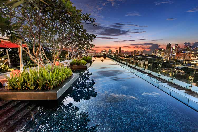 JEN Singapore Orchard Gateway by Shangri-La - Rooftop Infinity-Pool