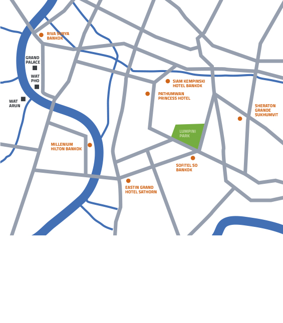 Karte Bangkok - Bangkok mit Kindern