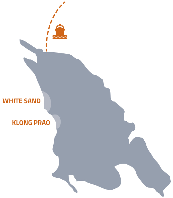 Karte Koh Chang - Koh Chang mit Kindern