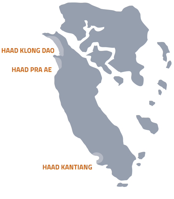 Karte Koh Lanta - Koh Lanta mit Kindern